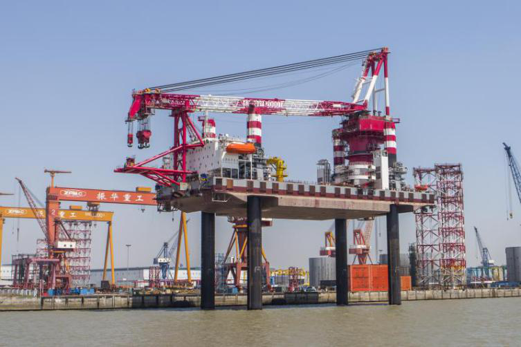 “龙源征途国际叁”2000吨风电安装平台